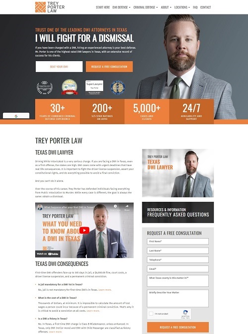 Legal website developer - Law firm website designer